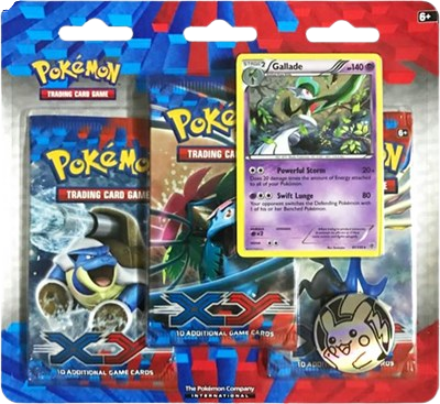 XY 3 Pack Blister [Gallade] 