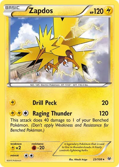 Zapdos - 23 - Roaring Skies Pokemon - Collectr Zapdos - 23 - Roaring Skies Pokemon - Collectr