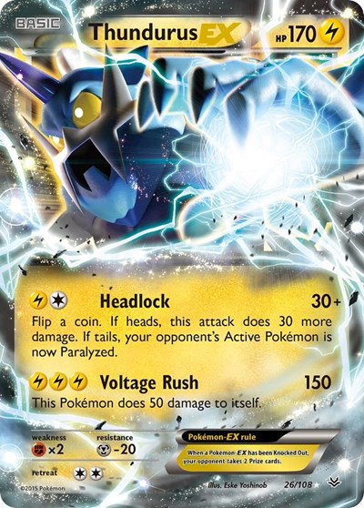 Thundurus EX 26 — Roaring Skies