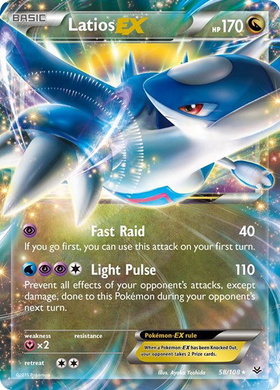Latios EX 58 — Roaring Skies