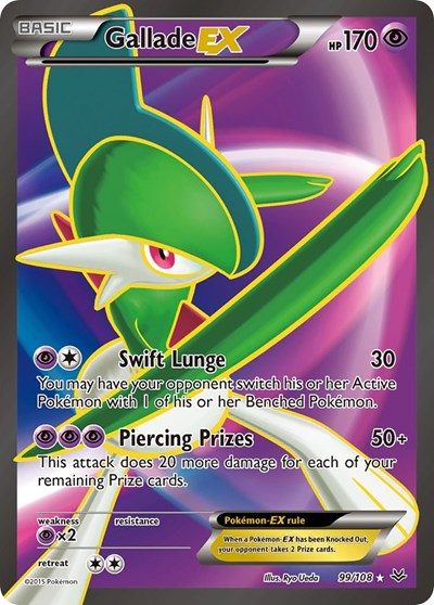 Gallade EX (99 Full Art) 99 — Roaring Skies
