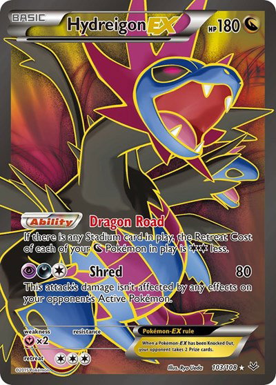 Hydreigon EX (103 Full Art) 103 — Roaring Skies
