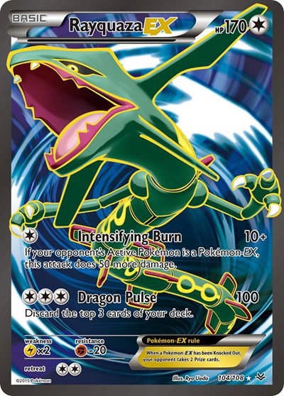 Rayquaza EX (104 Full Art) 