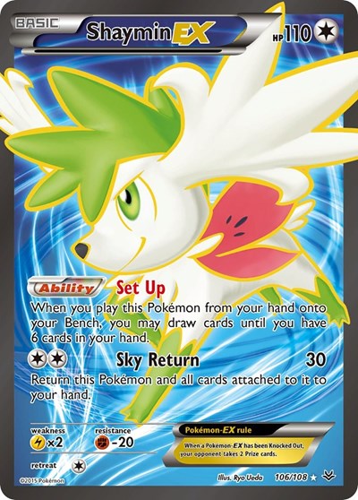 Shaymin EX (106 Full Art) 106 — Roaring Skies