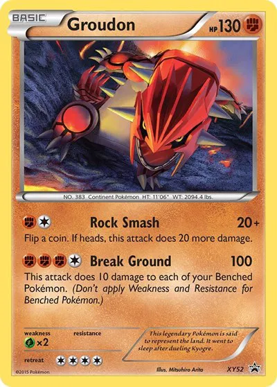 Groudon - XY52 - XY Promos Pokemon - Collectr Groudon - XY52 - XY Promos Pokemon - Collectr