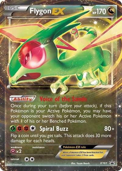Flygon EX XY61 — XY Promos